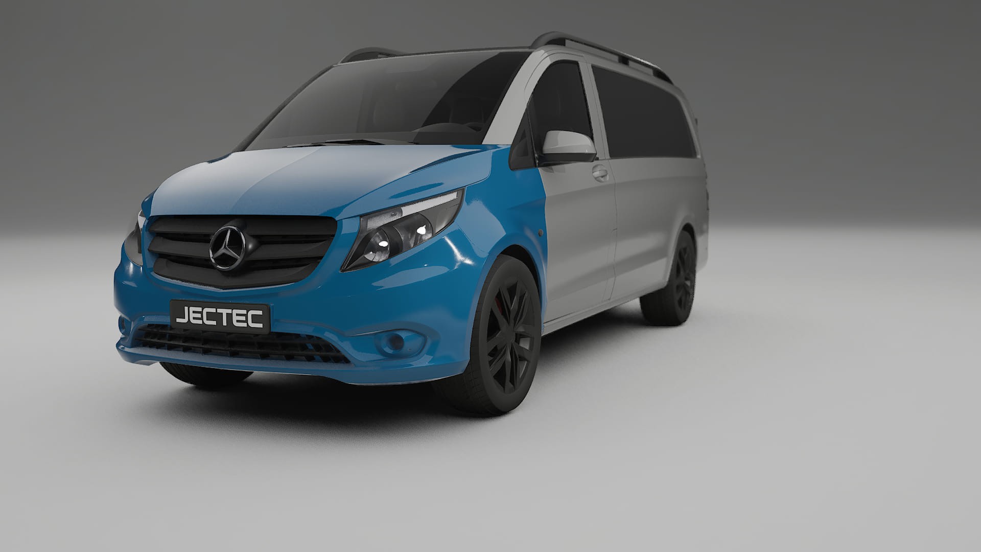 Lackskyddsfilm Mercedes Vito-Short W447 prefacelift pre-LCI | CrystalGuard Transparent TPU PPF Frontskyddssats