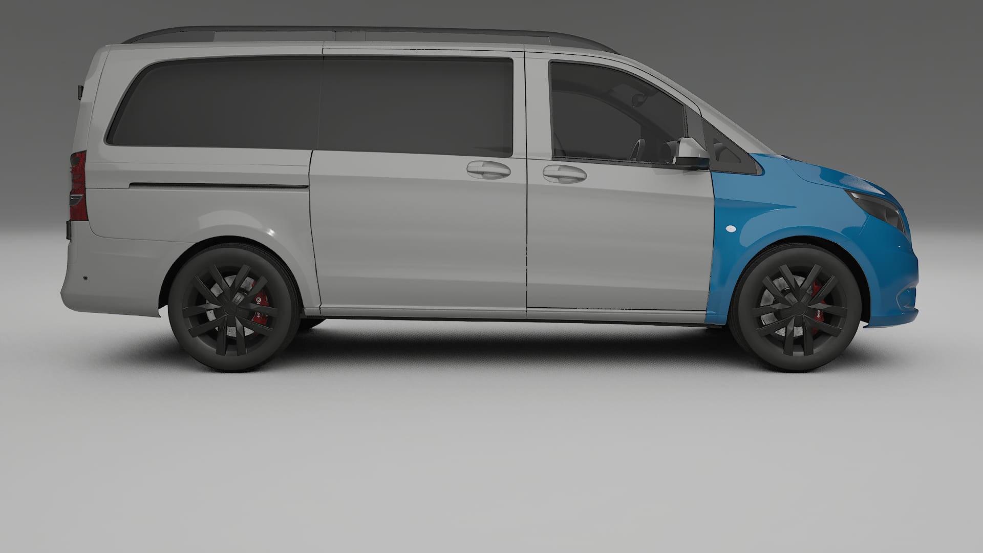 Lackskyddsfilm Mercedes Vito-Short W447 prefacelift pre-LCI | CrystalGuard Transparent TPU PPF Frontskyddssats