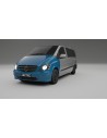 Lackskyddsfilm Mercedes Vito Short W639 facelift LCI | CrystalGuard Transparent TPU PPF Frontskyddssats