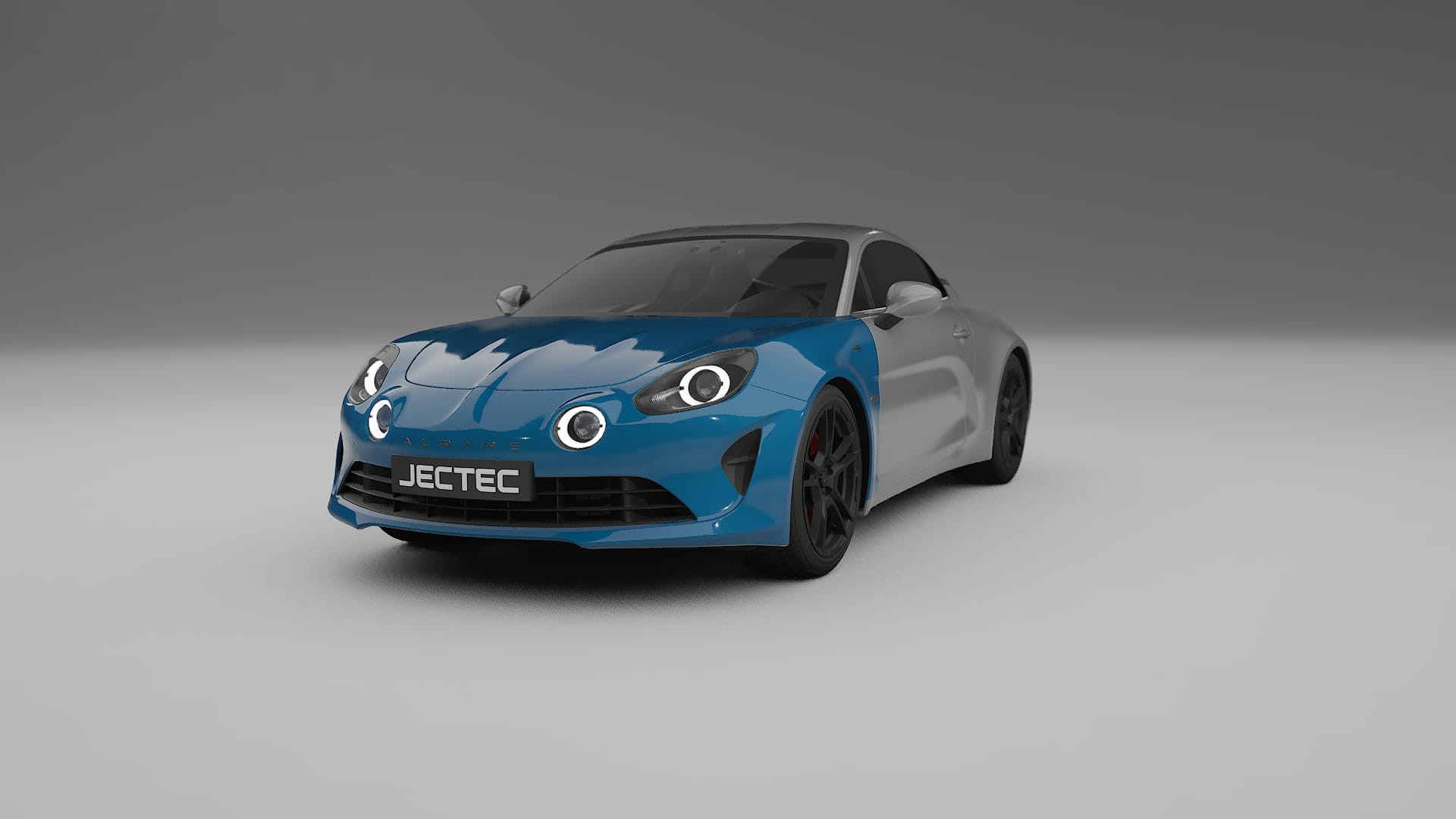 Lackskyddsfilm Renault Alpine A110 | CrystalGuard Transparent TPU PPF Frontskyddssats
