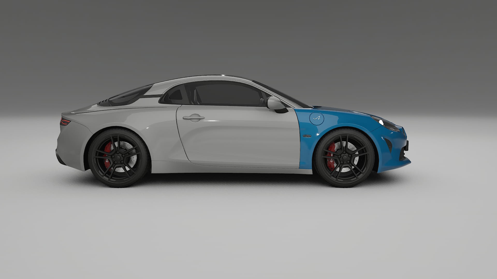 Lackskyddsfilm Renault Alpine A110 | CrystalGuard Transparent TPU PPF Frontskyddssats