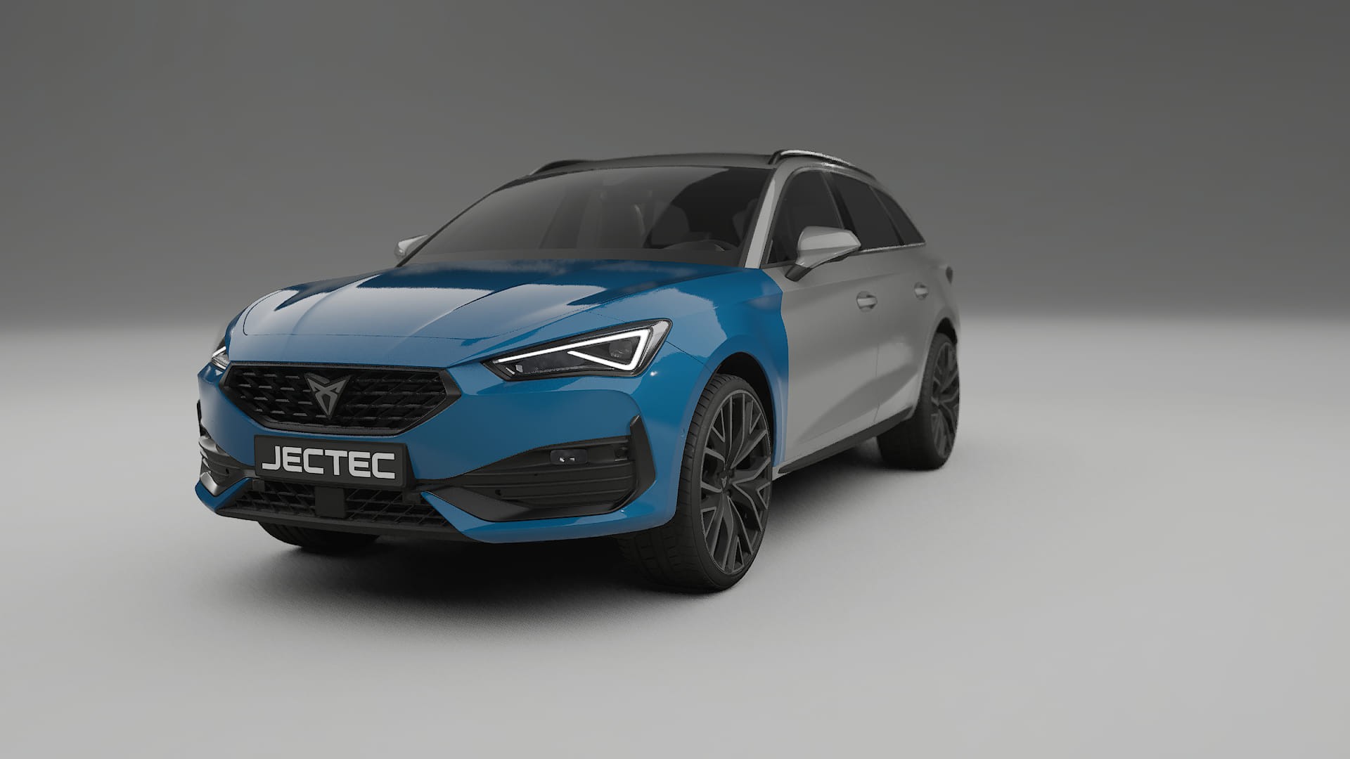 Lackskyddsfilm Seat Leon Cupra KL | CrystalGuard Transparent TPU PPF Frontskyddssats