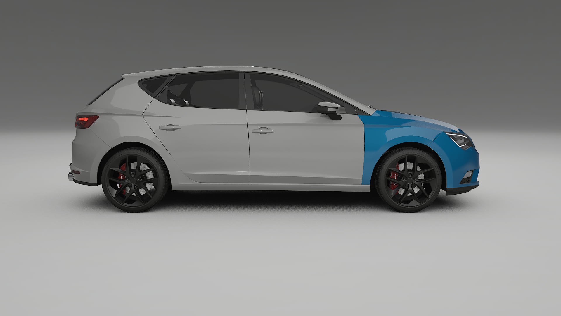 Lackskyddsfilm Seat Leon FR 5F | CrystalGuard Transparent TPU PPF Frontskyddssats 2