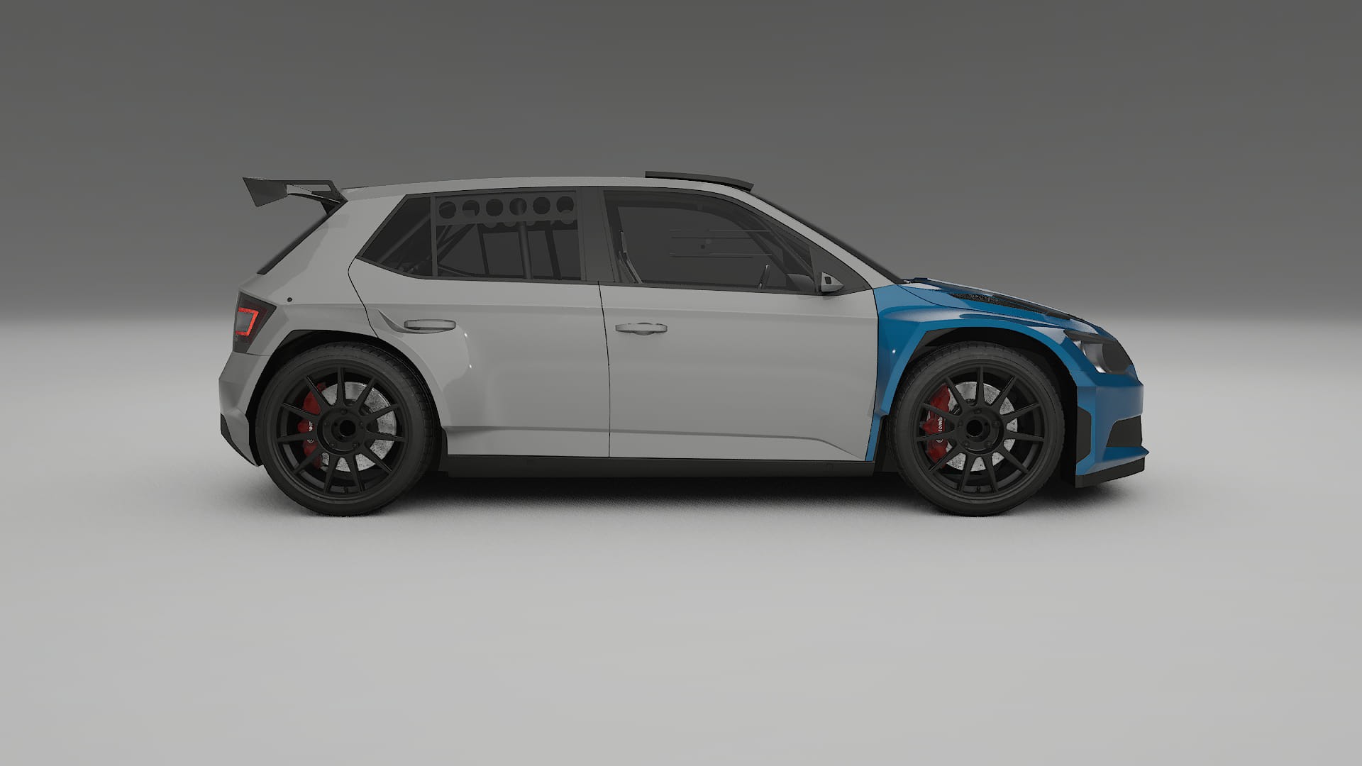 Lackskyddsfilm Škoda Fabia R5 6V | CrystalGuard Transparent TPU PPF Frontskyddssats