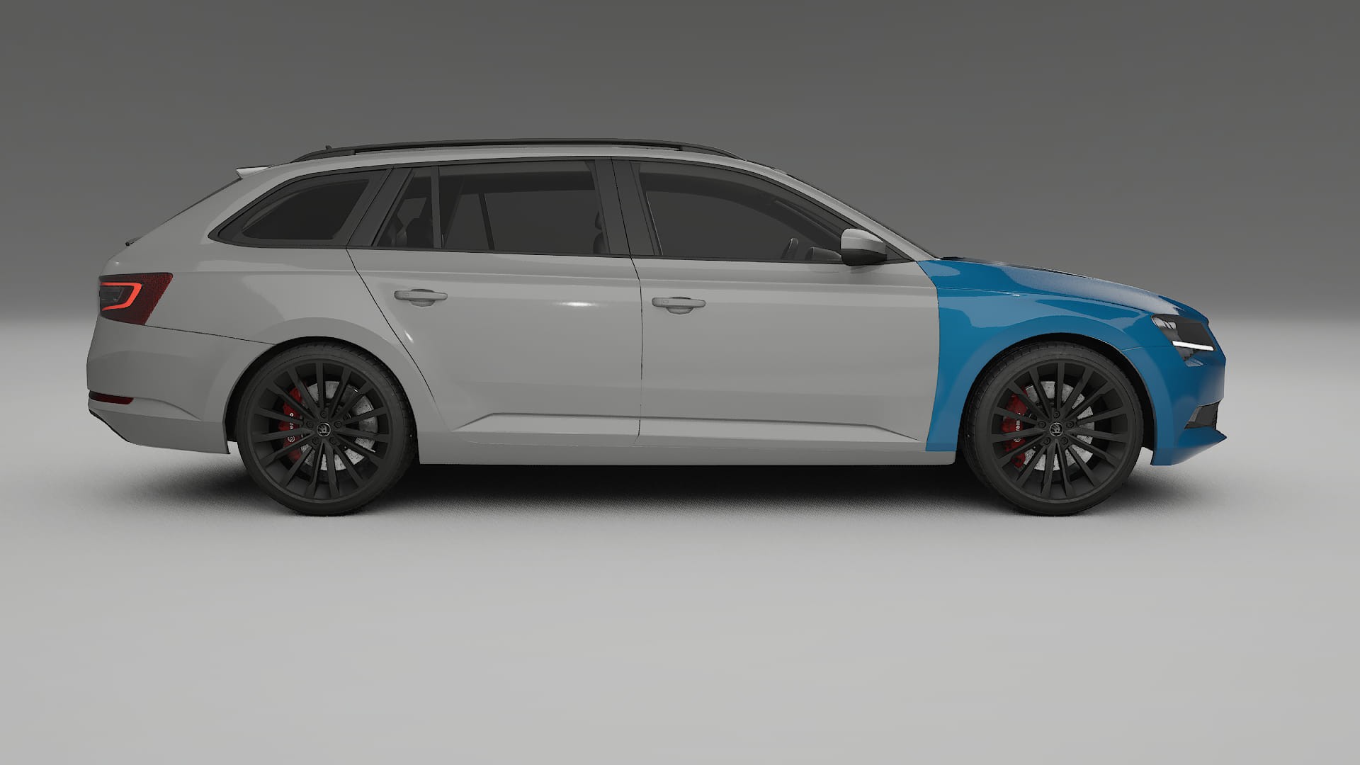 Lackskyddsfilm Škoda Superb B8 | CrystalGuard Transparent TPU PPF Frontskyddssats