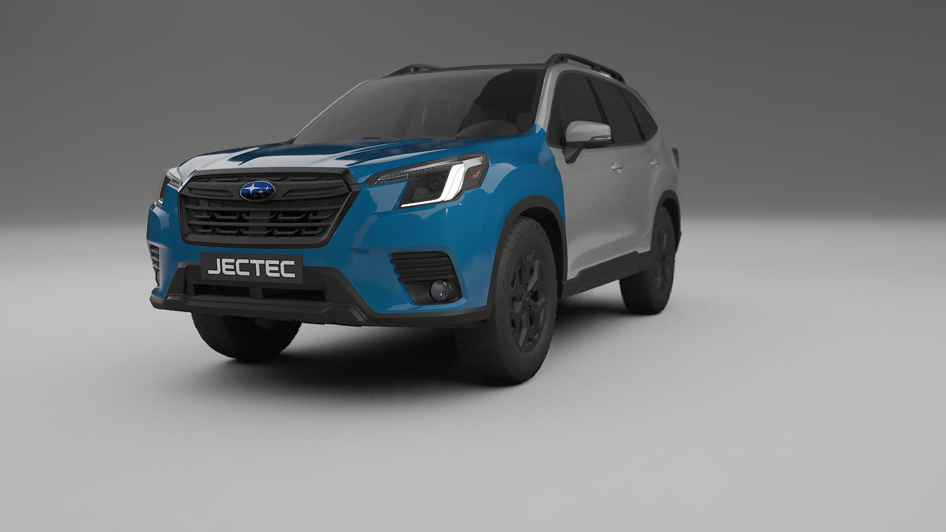 Lackskyddsfilm Subaru Forester V SK facelift LCI | CrystalGuard Transparent TPU PPF Frontskyddssats