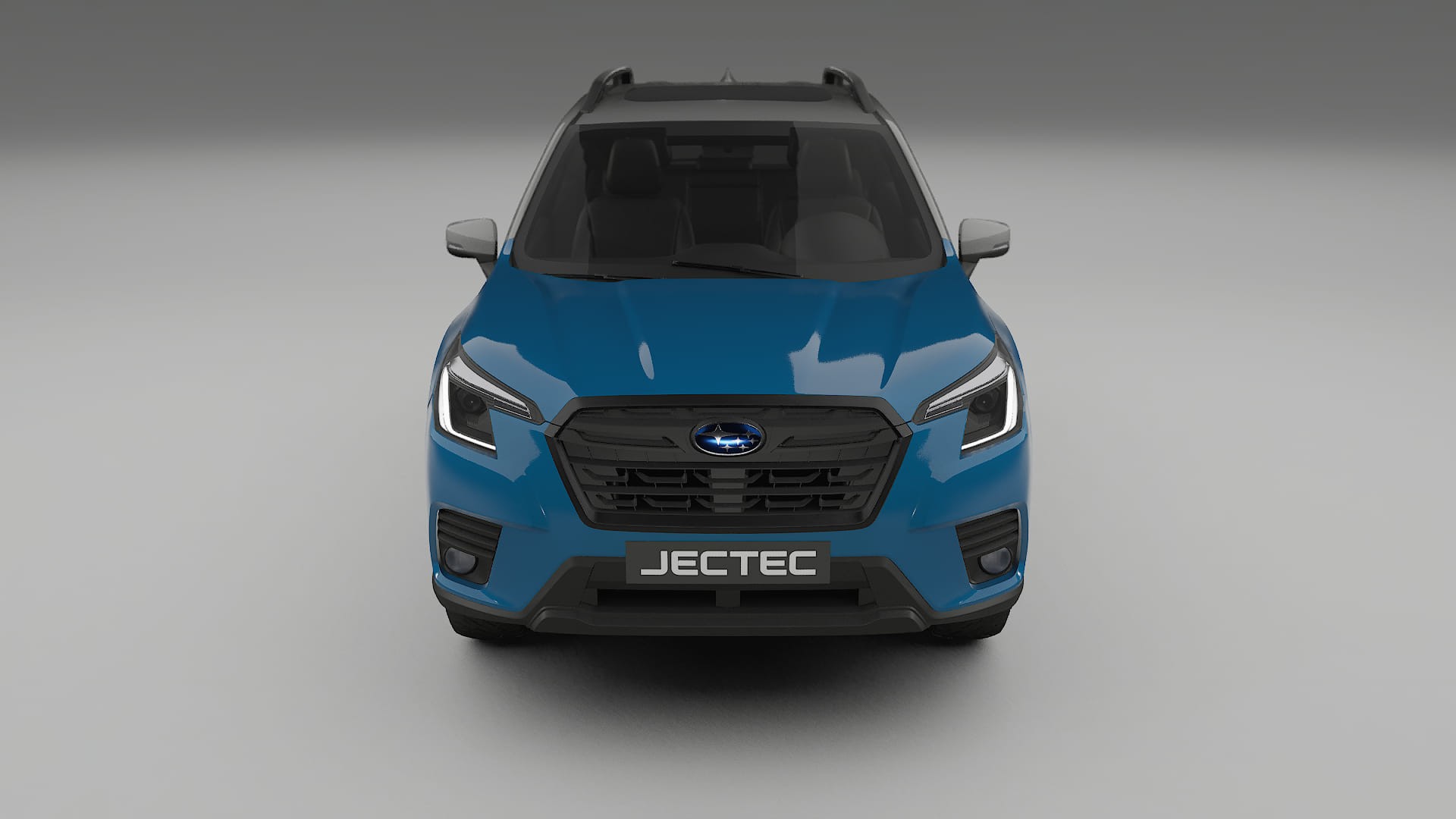 Lackskyddsfilm Subaru Forester V SK facelift LCI | CrystalGuard Transparent TPU PPF Frontskyddssats