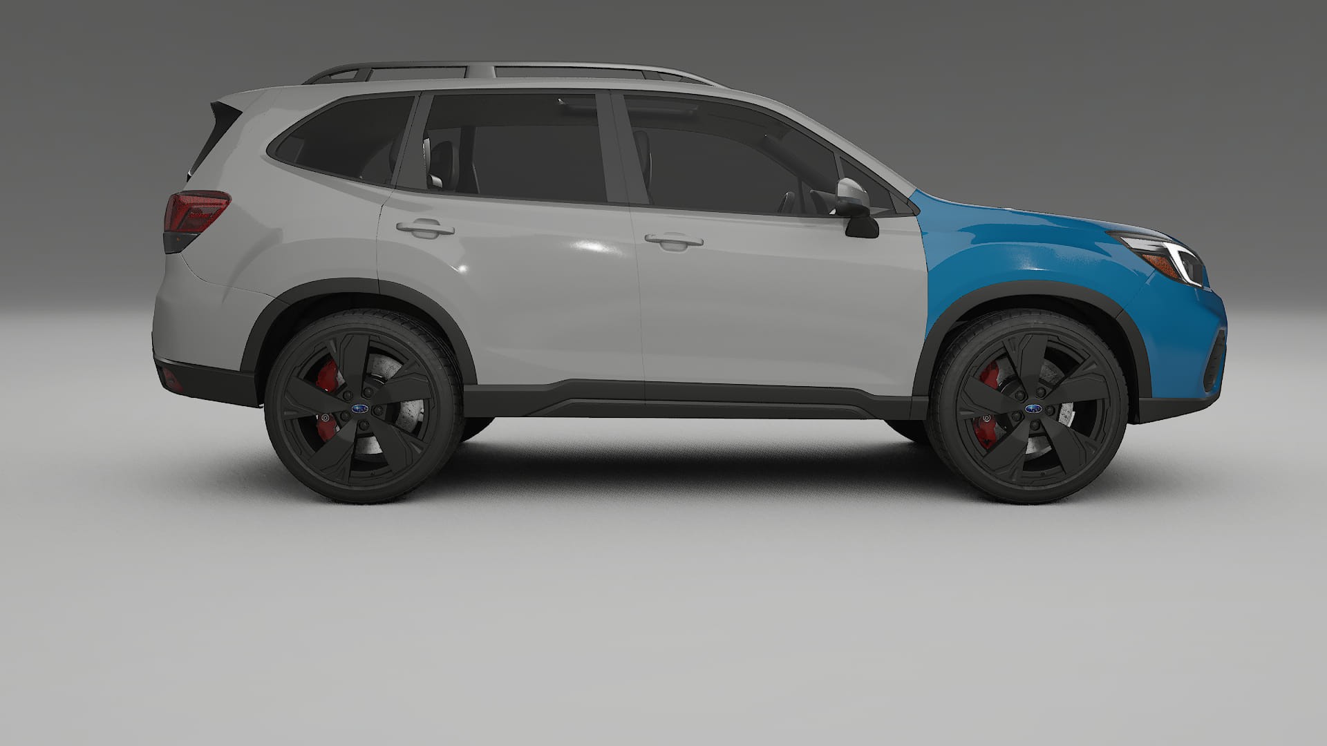 Lackskyddsfilm Subaru Forester V SK prefacelift pre-LCI | CrystalGuard Transparent TPU PPF Frontskyddssats